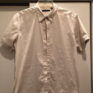 Theory short sleeve button down